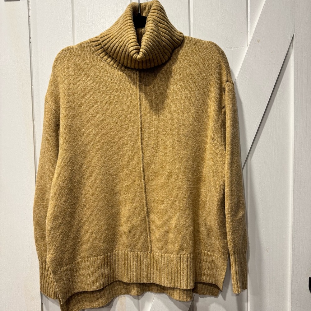 H&M Oversized Camel Cowl Neck Sweater ~ Size S